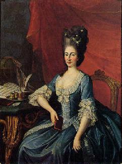 unknow artist Portrait of Maria Beatrice d'Este Archduchess of Austria Germany oil painting art